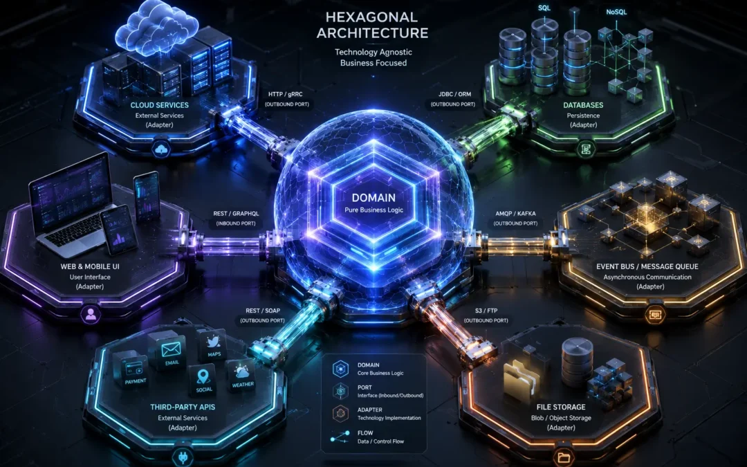 Hexagonal Architecture: Strategic Isolation and Scalability in Enterprise Ecosystems